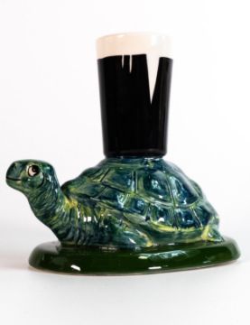 A Lorna Bailey prototype Guinness tortoise ceramic figure